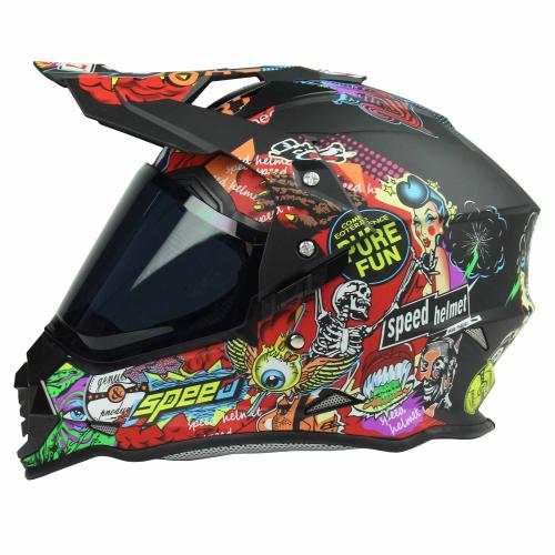 Casco Cross City R7 Racing R7-129 Graficos