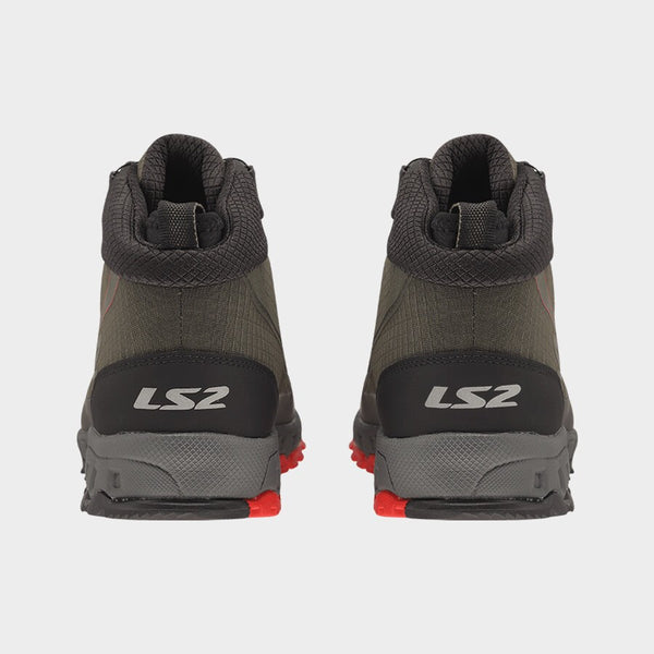 BOTAS LS2 NEGRO TREKKER IMPERMEABLE VERDE