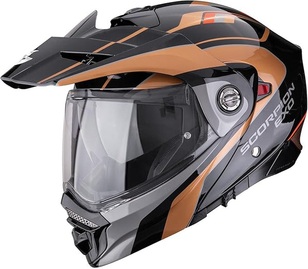 Casco Scorpion Adx-2 Kamps Black - Copper