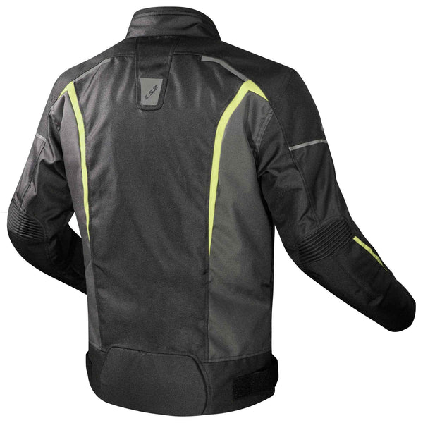 Chamarra Deportiva Ls2 Negro Amarillo Sepang Textil