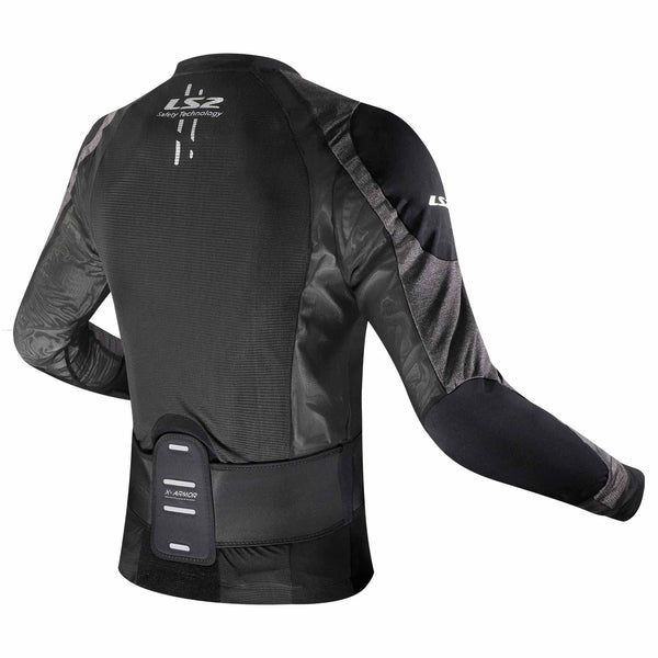Chamarra Deportiva LS2 Negro X-ARMOR Textil