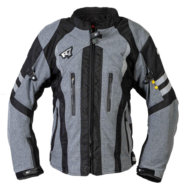 CHAMARRA DEPORTIVA R7 RACING  NGO/GRS R7-2410 TEXTIL P/DAMA