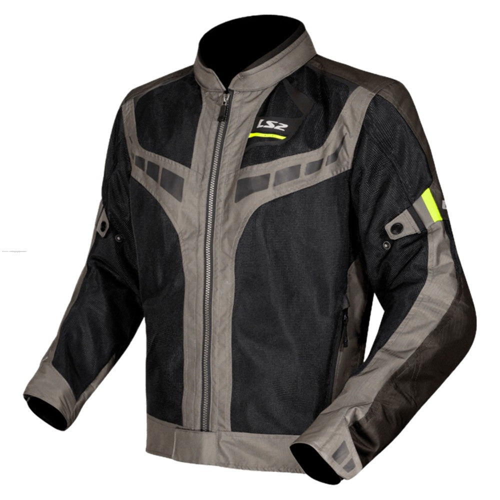 Chamarra de Moto LS2  LS2 Garda Air  Verde Negro Gris