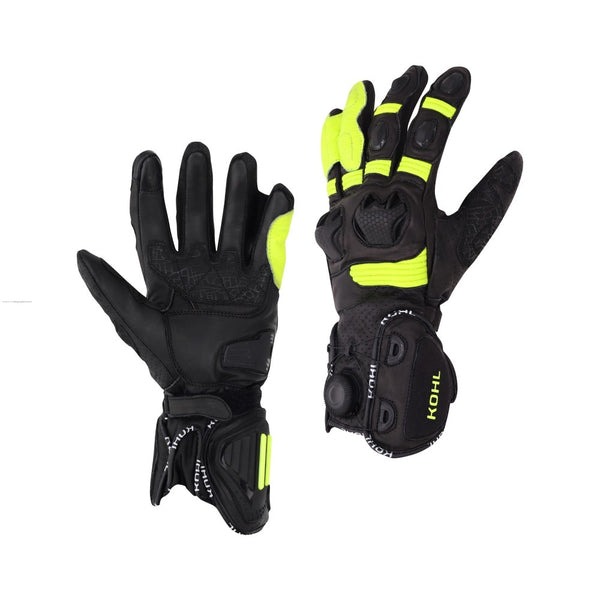 GUANTES KOHL VEL PREDATOR-X PIEL AMARILLOS