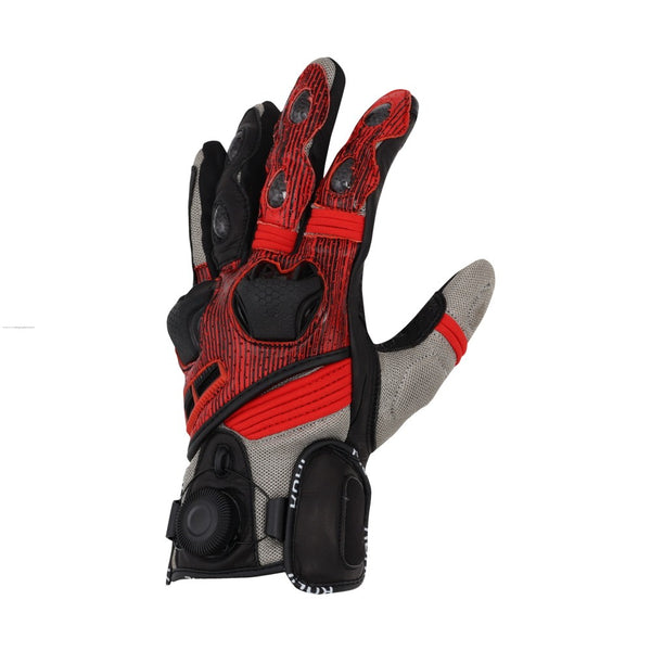 GUANTES VEL KOHL PREDATOR AIR NGO/BCO/ROJ PIEL