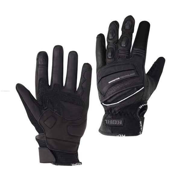 GUANTES VEL KOHL LYNX NEGRO PIEL