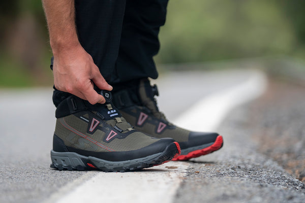 BOTAS LS2 NEGRO TREKKER IMPERMEABLE VERDE