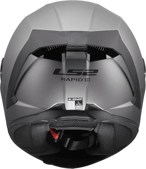 Casco Integral LS2 Rapid III Titanium Mate FF820