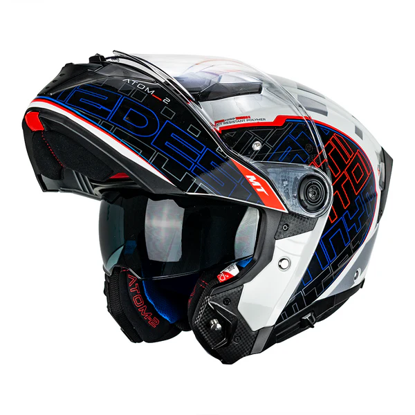Casco MT Atom 2 SV Destiny Gris C5 Brillo