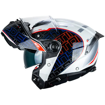 Casco MT Atom 2 SV Destiny Gris C5 Brillo