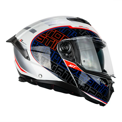 Casco MT Atom 2 SV Destiny Gris C5 Brillo