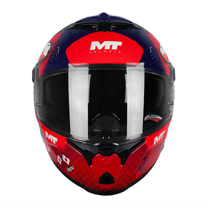 Casco Integral Mt Thunder 4 R SV Yamanaka C4 Rojo Brillo