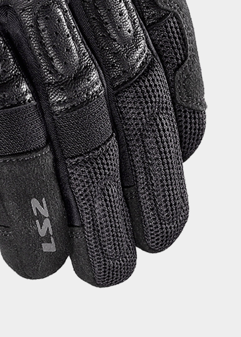 Guantes Ls2 Vel Atom Negro con Amarillo