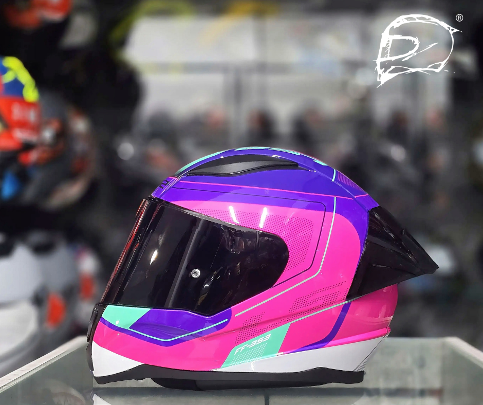 Casco Integral Ls2 Rapid Ii Graphic Rosa Brillo FF353