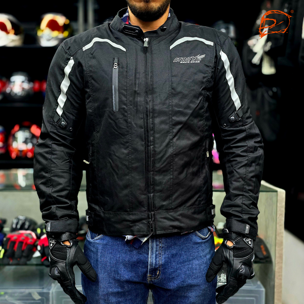 Chamarra Atrox AT-2145 Cordura Corta Negro