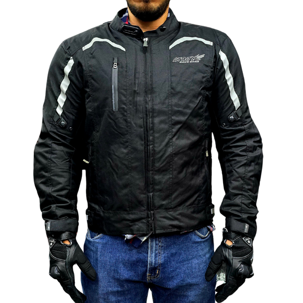 Chamarra Atrox AT-2145 Cordura Corta Negro