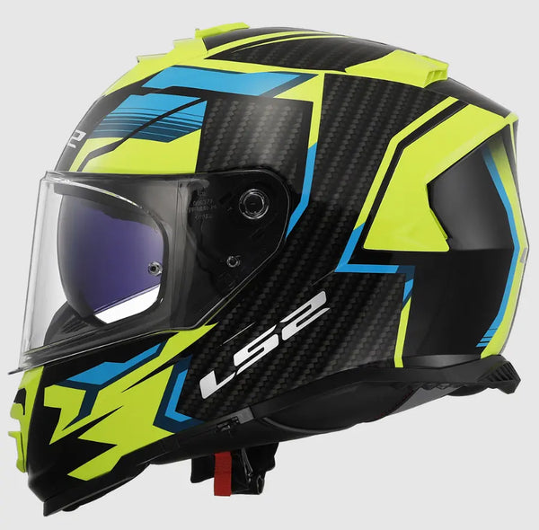 Casco Integral Ls2 Storm II Tracker Negro Amarillo FF800