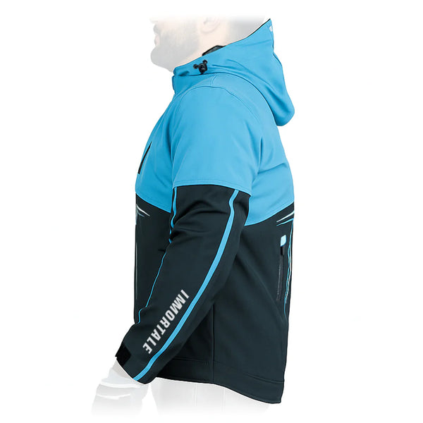 Chamarra Con Protecciones Immortale Alienis Hombre Azul Negro
