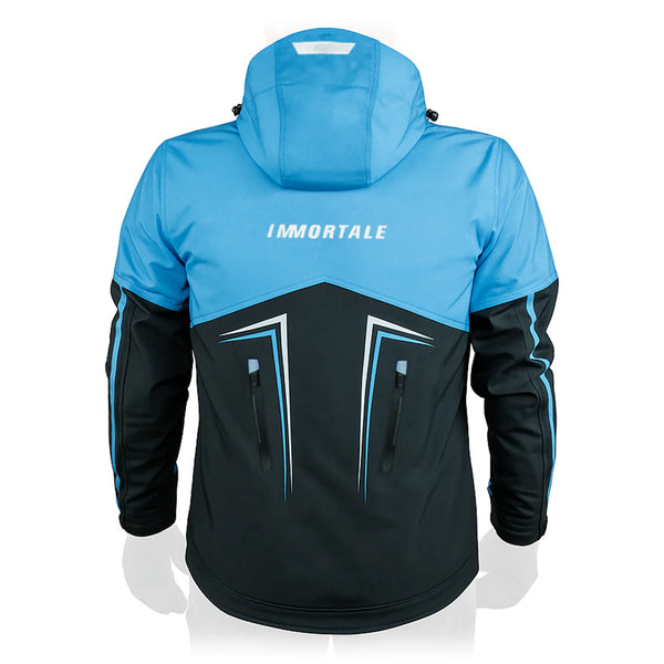 Chamarra Con Protecciones Immortale Alienis Hombre Azul Negro
