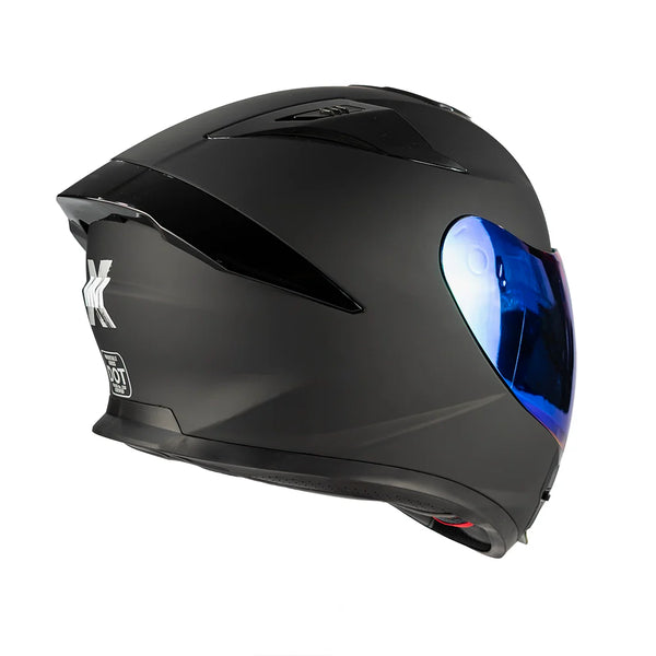 CASCO IMMORTALE AURUS NEGRO VISOR IRIDIUM VERDE