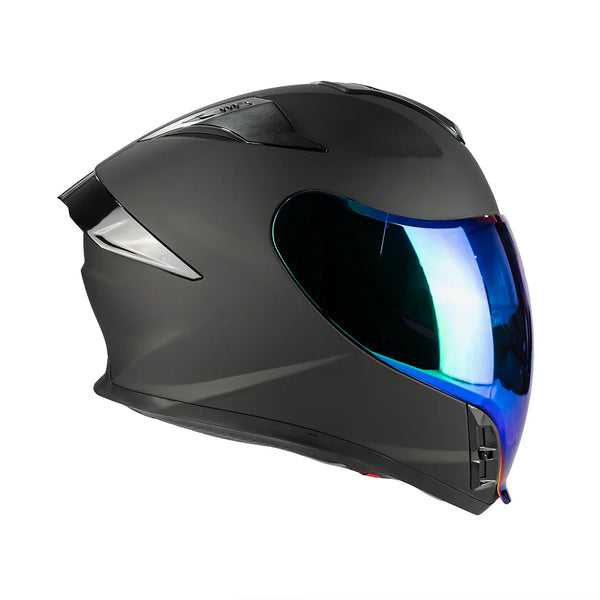 CASCO IMMORTALE AURUS NEGRO VISOR IRIDIUM VERDE