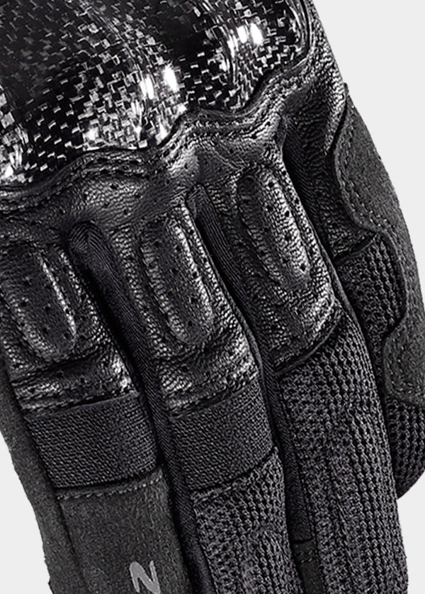 Guantes Ls2 Vel Atom Negro con Rojo
