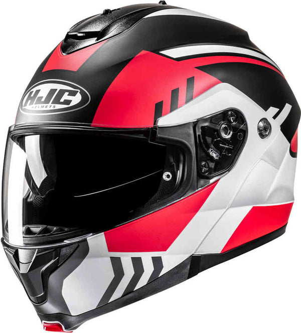 Casco Abatible Hjc C91N Kaon MC1SF Rojo Negro