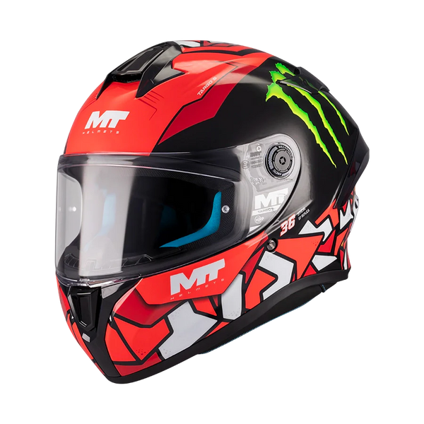 Casco Integral Mt Targo S Piqueras B5 Brillo+Pantalla Oscura