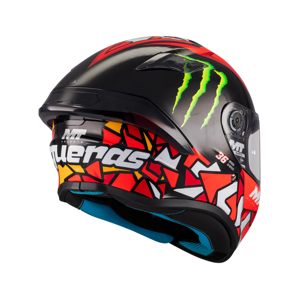 Casco Integral Mt Targo S Piqueras B5 Brillo+Pantalla Oscura