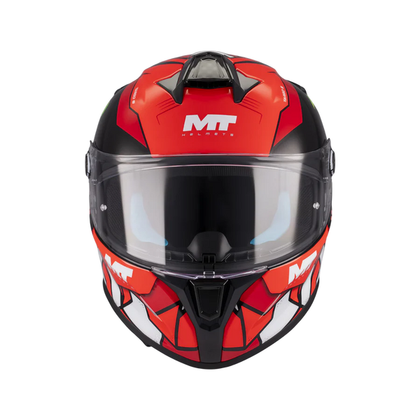 Casco Integral Mt Targo S Piqueras B5 Brillo+Pantalla Oscura