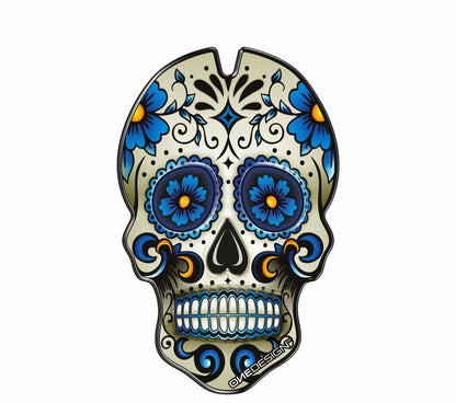 Tankpad Skull Blue