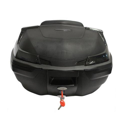 Cajuela Techx2 6701 Negra C/ Reflejante Negro Y C/ Soporte 48L