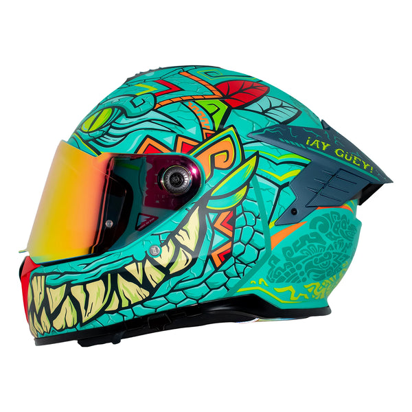 Casco Integral Axxis Hawk A6 Ay Guey Balam