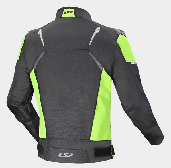 Chamarra  Ls2  Zoom Verde Con Protecciones