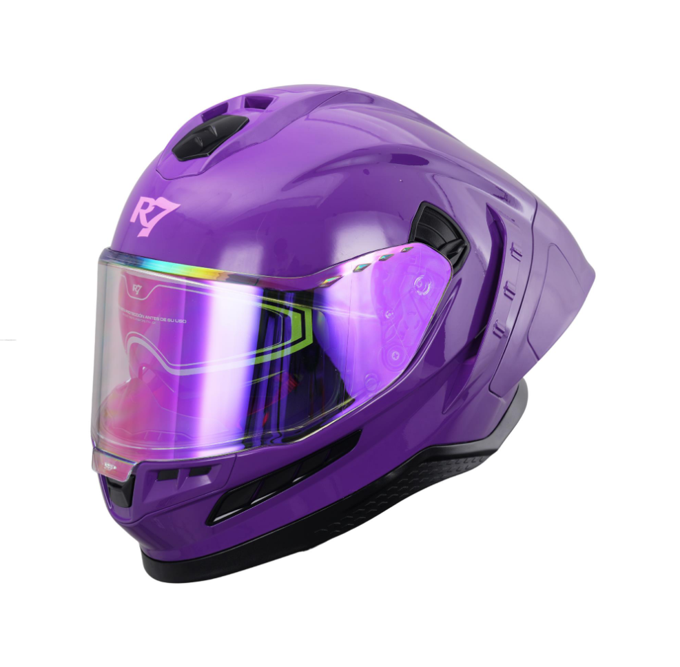 Casco Cerrado R7 Racing Stryker Morado – Moto Helmets & Sebastian SA de CV