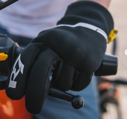 Guantes Impermeables y para frio R7 4331 Negro Amarillo