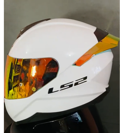 Casco Integral LS2 Flash II con intercomunicador Blanco Brillo FF802
