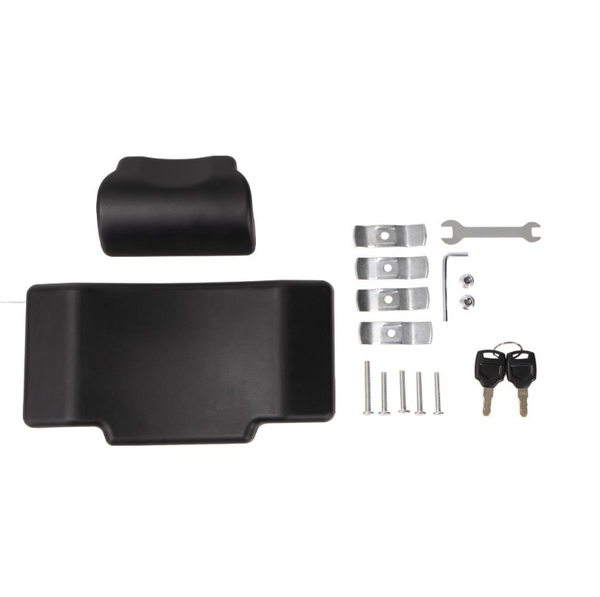 BAUL TRASERO MOTOCICLETA R-702 NIGHTMARE ALUMINIO 45 LTS