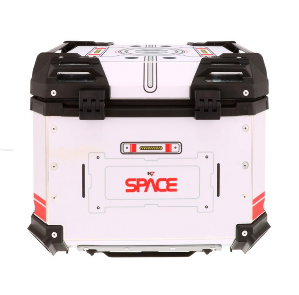 BAUL TRASERO MOTOCICLETA R-702 SPACE ALUMINIO 45 LTS