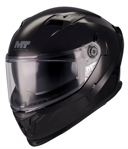 Casco Mt Helmets Braker A1 Negro Brillo