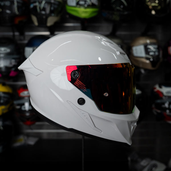 Casco Integral Joe Rocket Rkt 240 Ion Blanco Brillo