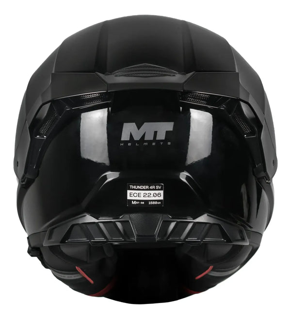 Casco Integral MT Thunder 4 R SV Pure A1  Negro Brillo