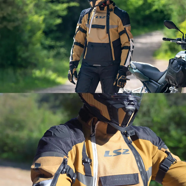 Chamarra LS2 Deportiva Verde X-Master Textil
