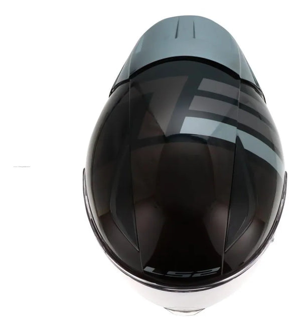 Casco Integral Ls2 Rapid II Shelley Negro Plata FF353