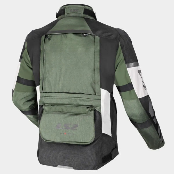 Chamarra LS2 Deportiva Verde X-Master Textil