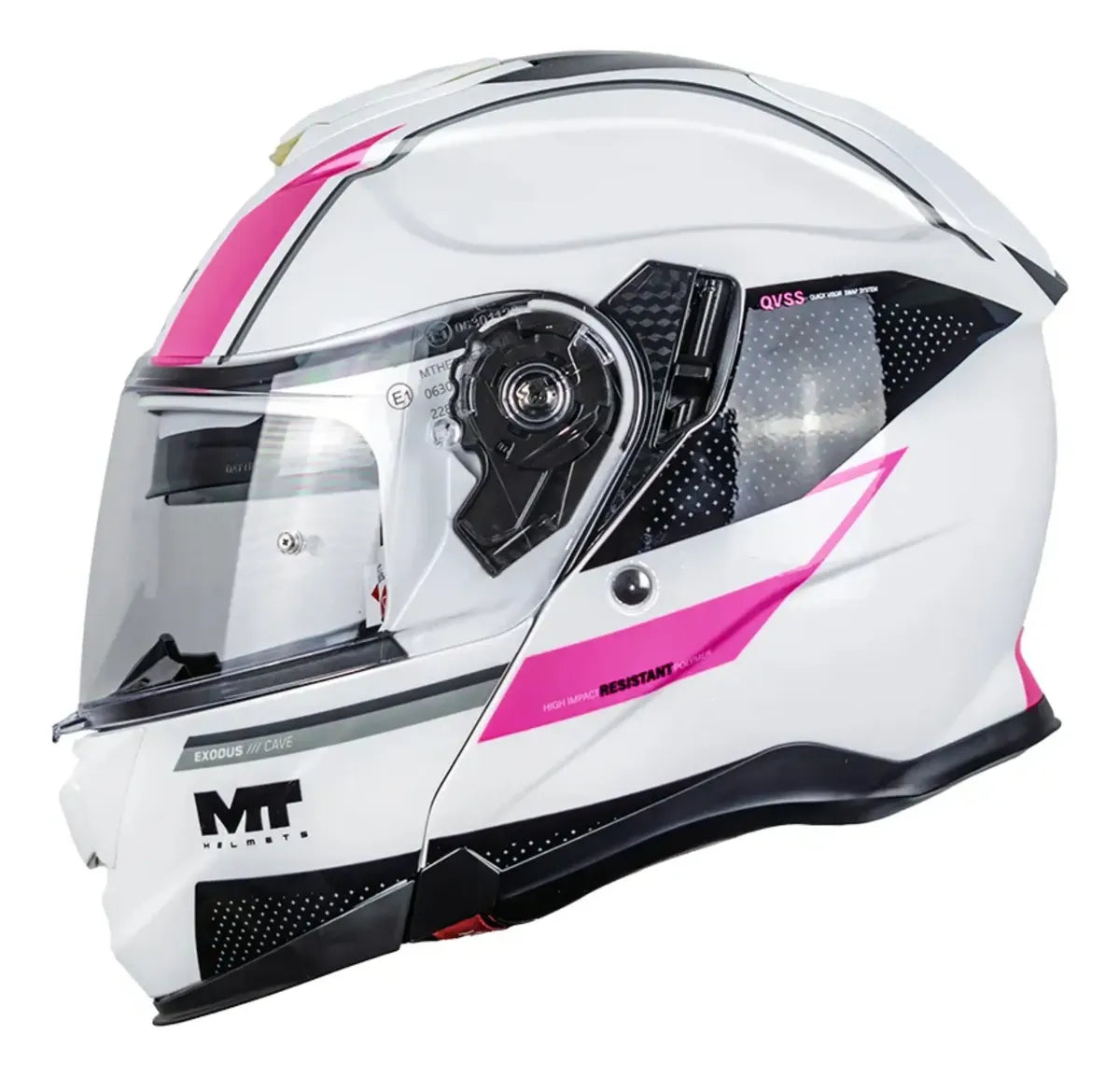 Casco Abatible MT Exodus Cave B8 Rosa Brillo