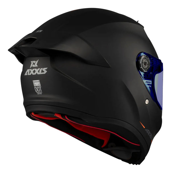 Casco Integral Axxis Fenix A1 Negro Mate FF132
