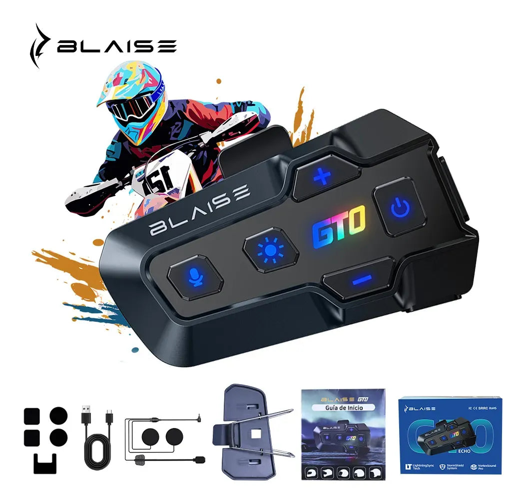 Manos Libres Blaise By GT0 Negro Audio HD y Control con Botón