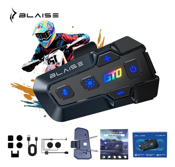 Manos Libres Blaise By GT0 Negro Audio HD y Control con Botón