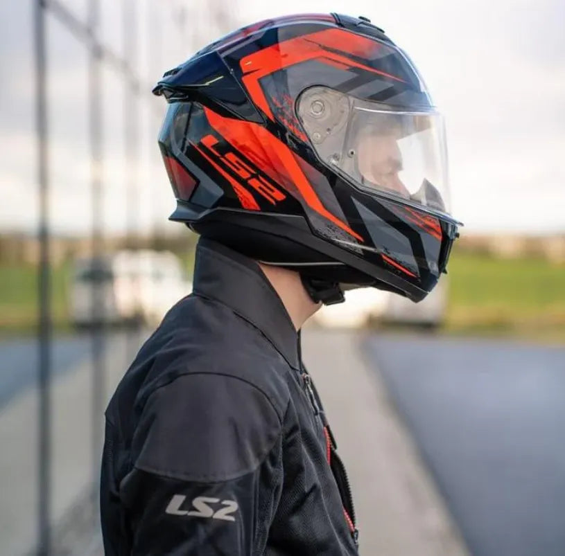 Casco Integral LS2 Stream II Fury Rojo Brillo FF808